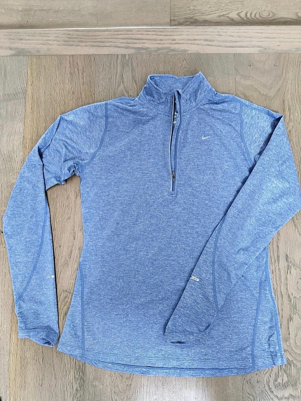 Nike Dri-FIT Zip pullover Blue Medium